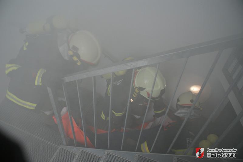 Brandübung ALOM-Manufaktur