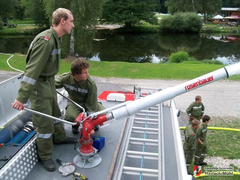 Gruppenübung auf der Kranzling