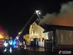 Brand landwirtschaftliches Objekt