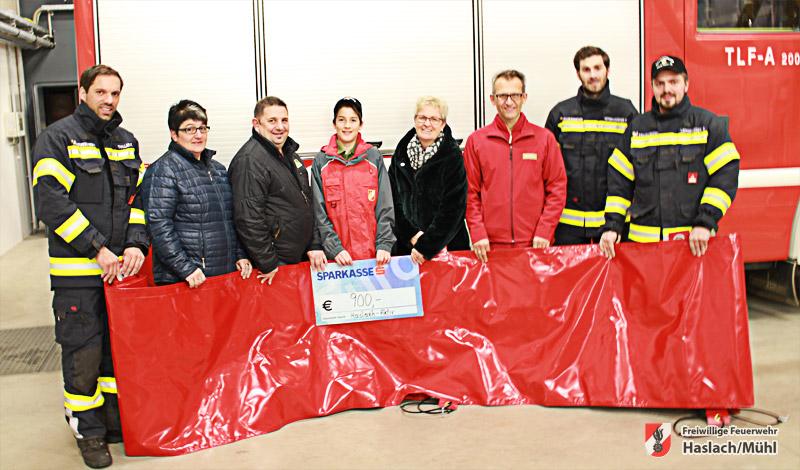 Haslach Aktiv unterstützt die Feuerwehrjugend