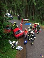Übung: Verkehrsunfall mit mehreren Verletzten