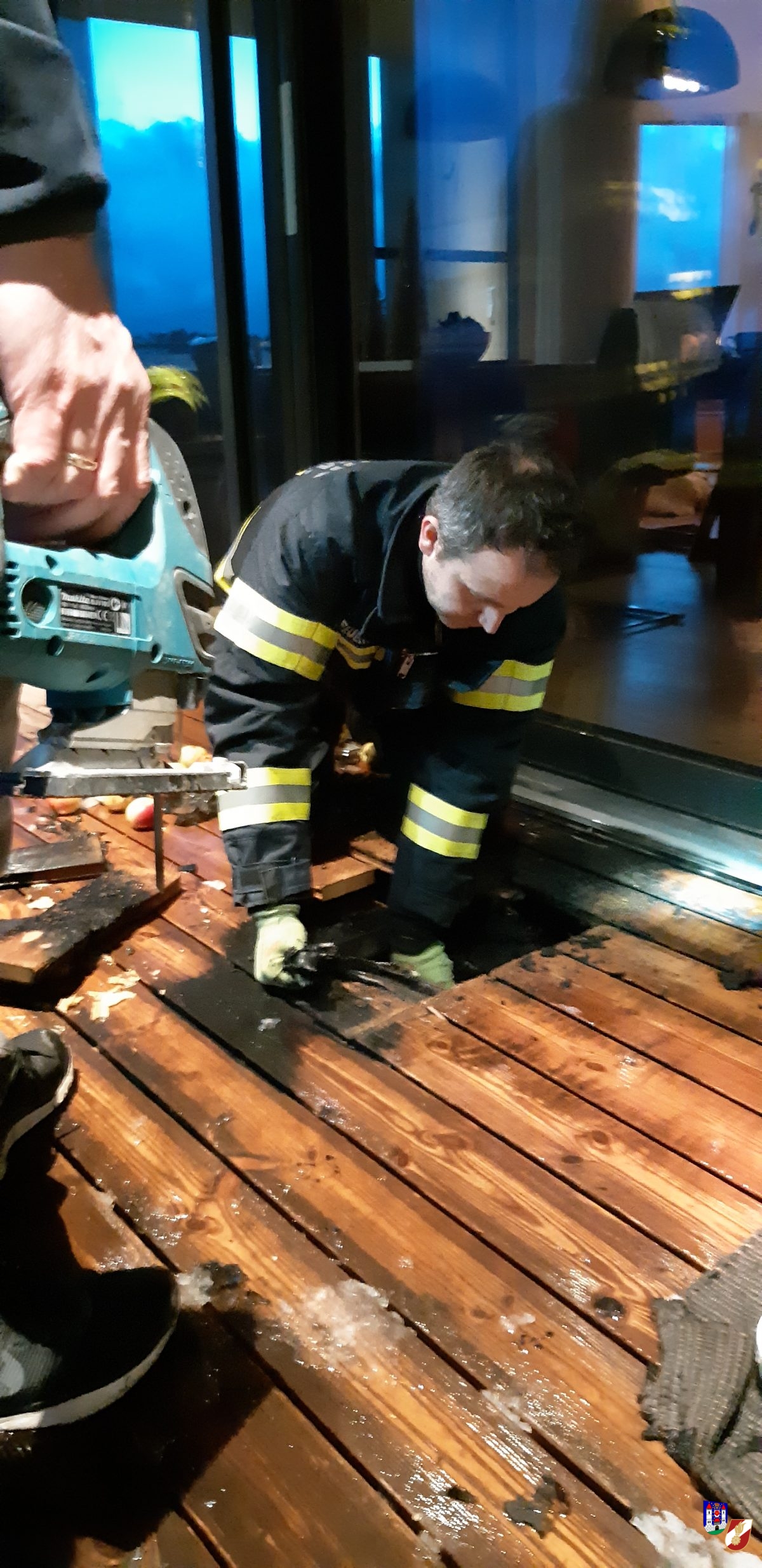 beherzter Nachbar verhindert Wohnhausbrand