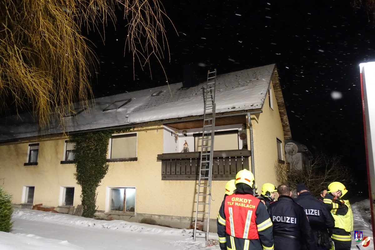 Kaminbrand in Hartmannsdorf
