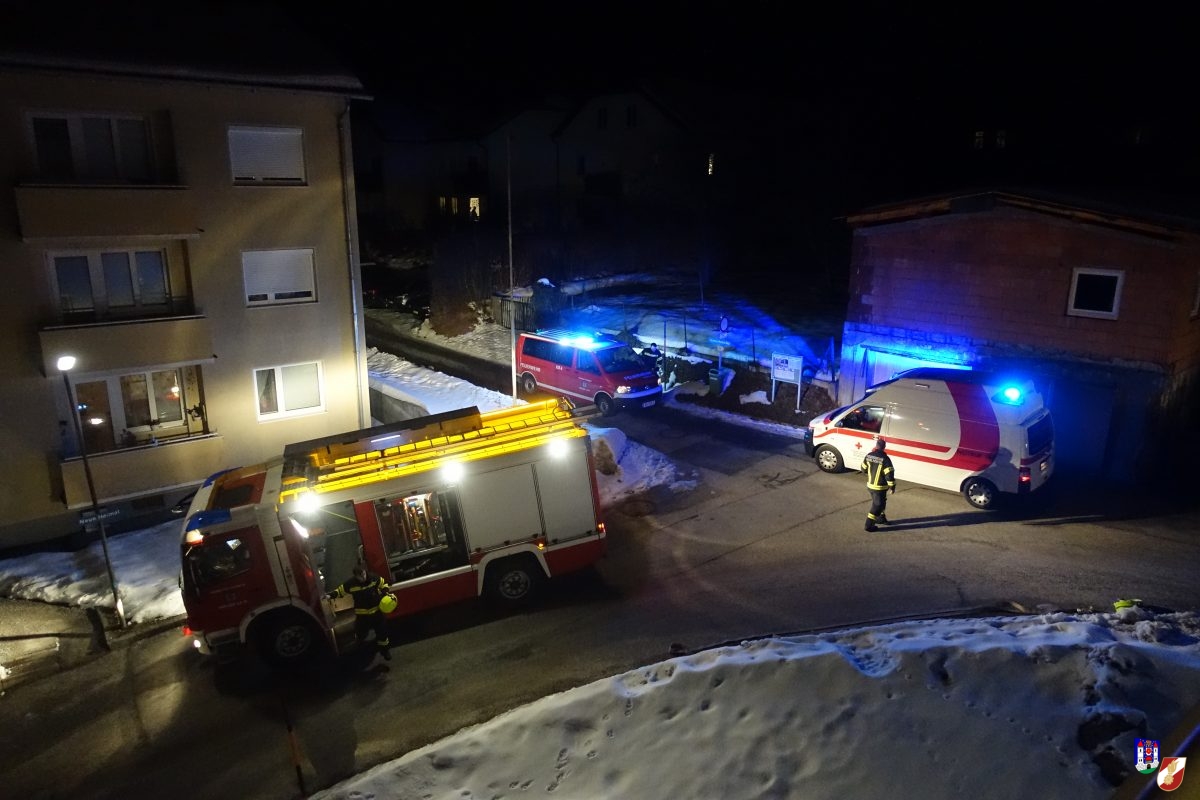 Küchenbrand im 3. Obergeschoß
