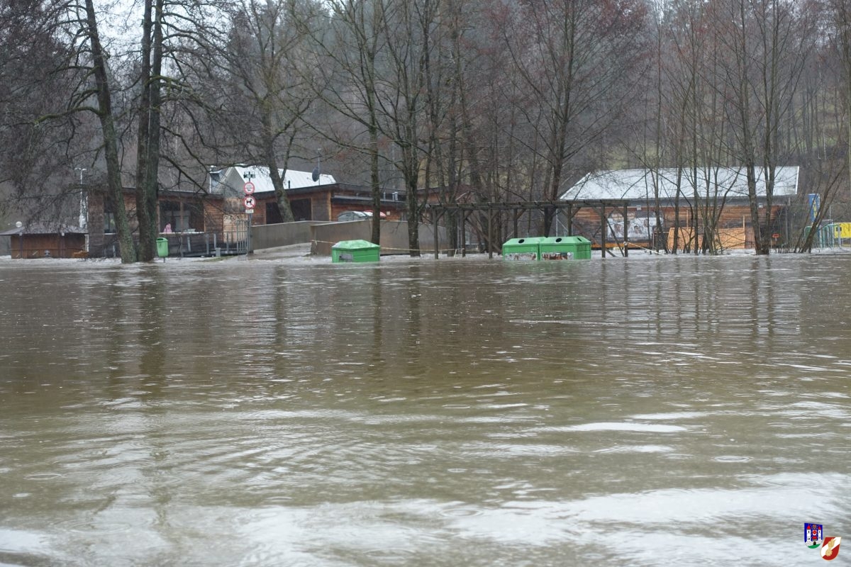 Überflutung in Haslach