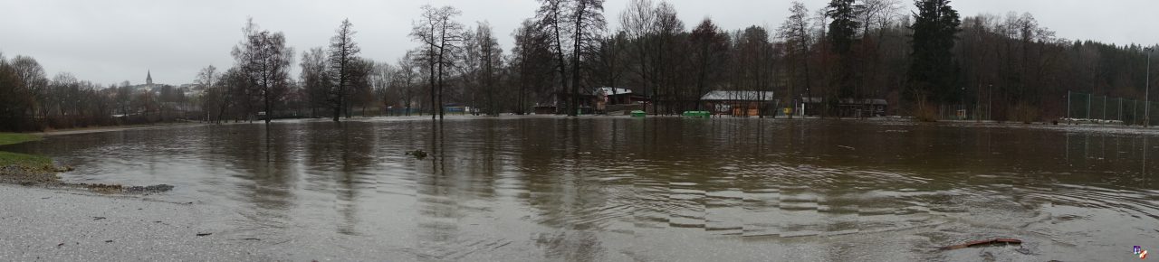 Überflutung in Haslach