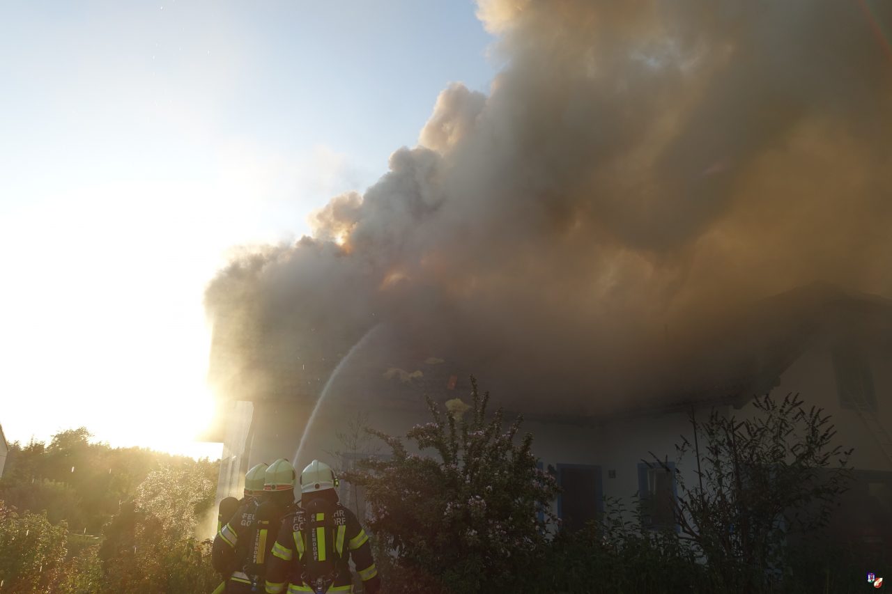 Wohnhausbrand in Rohrbach