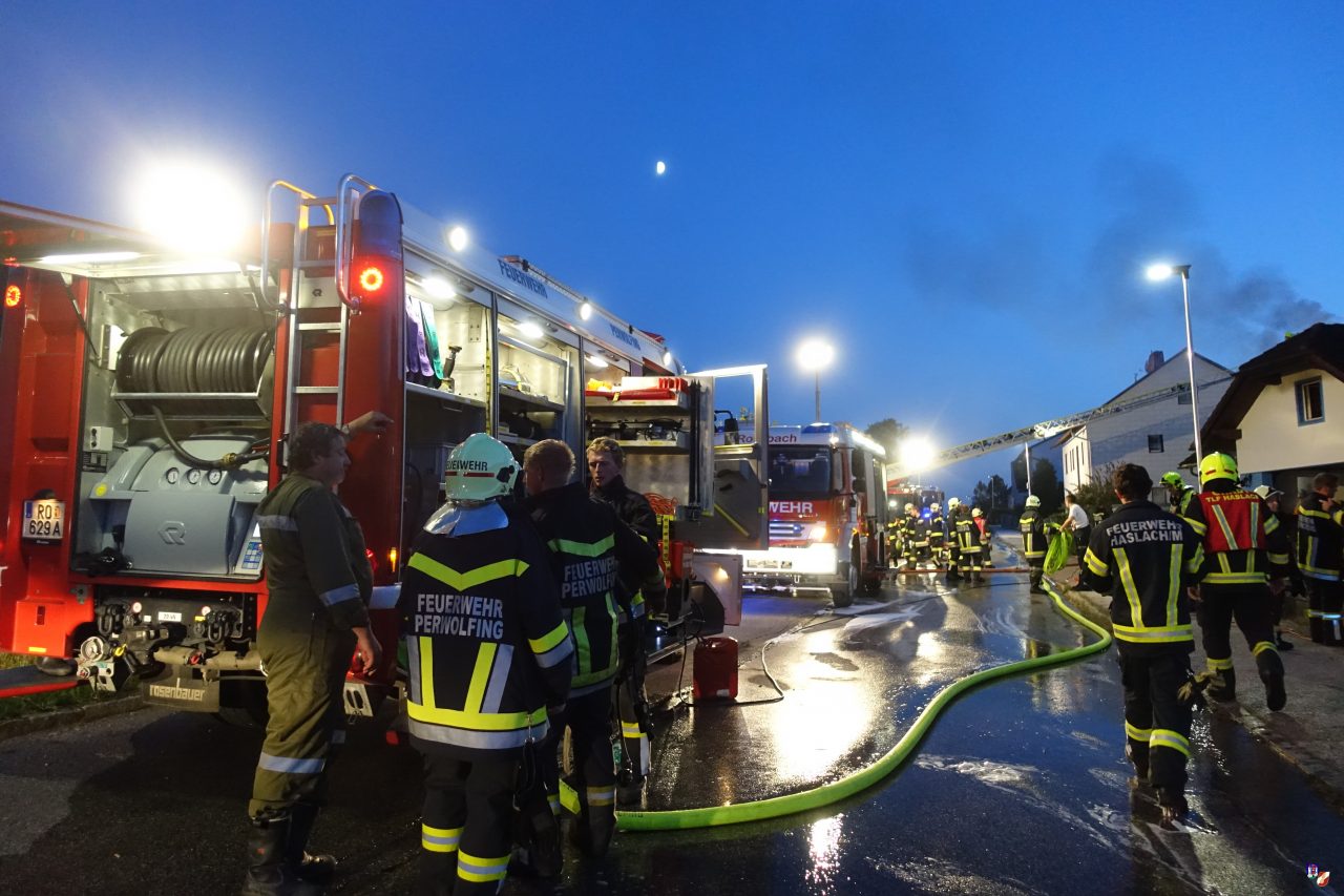 Wohnhausbrand in Rohrbach