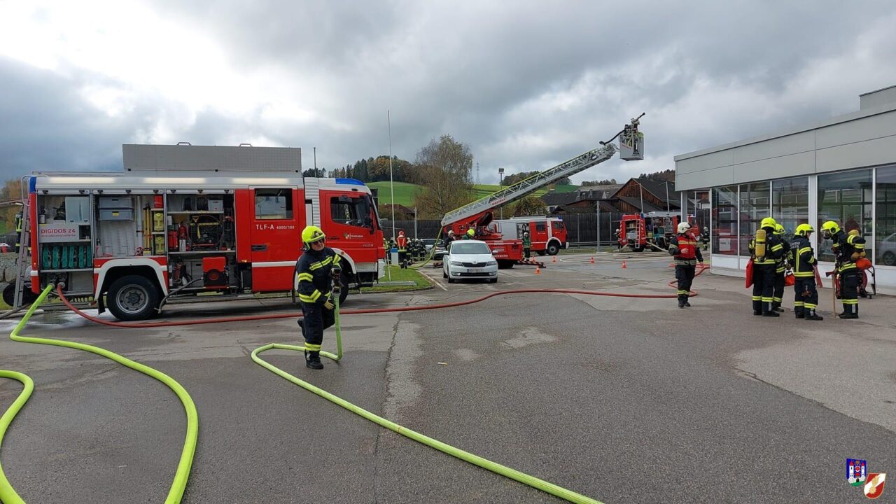 Übung: Großbrand in Rohrbach
