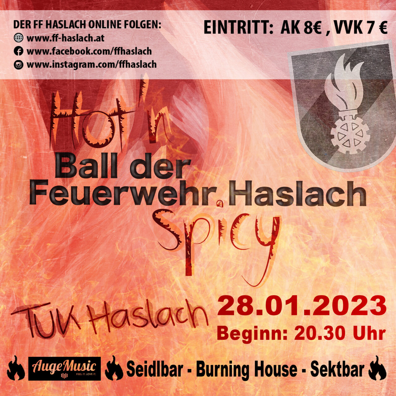 Hot'n spicy - der Ball der Feuerwehr Haslach