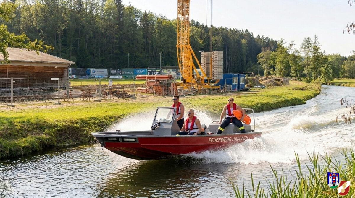 neues Bootshaus auf der Kranzling entsteht