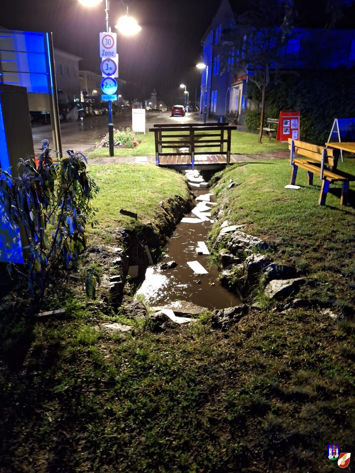 Einsätze durch starkes Gewitter