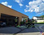 Mistkübelbrand in einem Einfamilienhaus